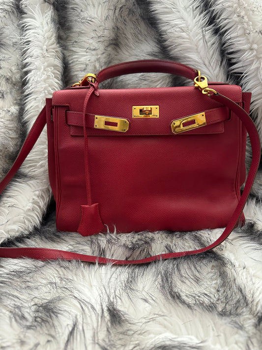 Hermes Kelly 28 Rouge Casaque