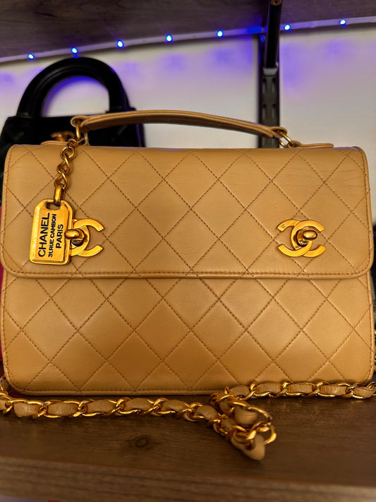 Chanel Rare Double Turnlock briefcase