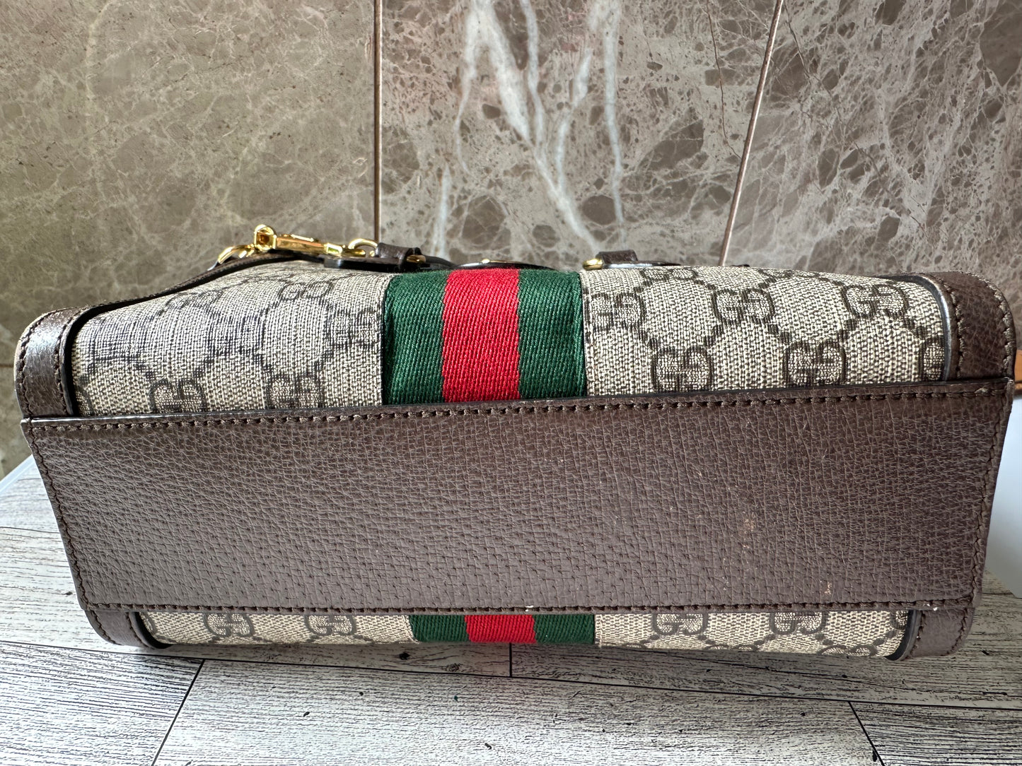 Gucci GG Supreme Canvas 2 way bag