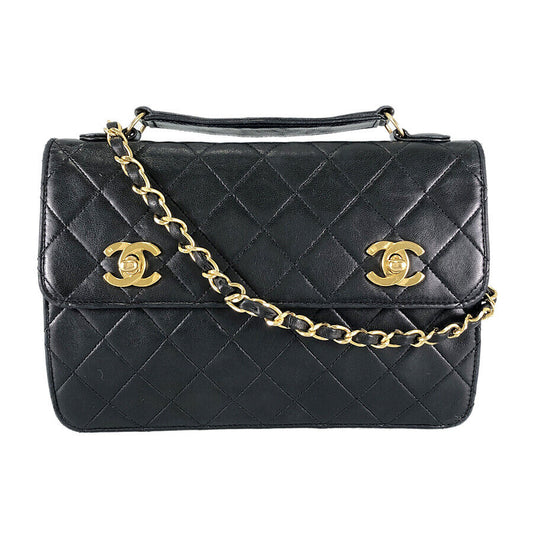 Chanel double turnlock ultra rare