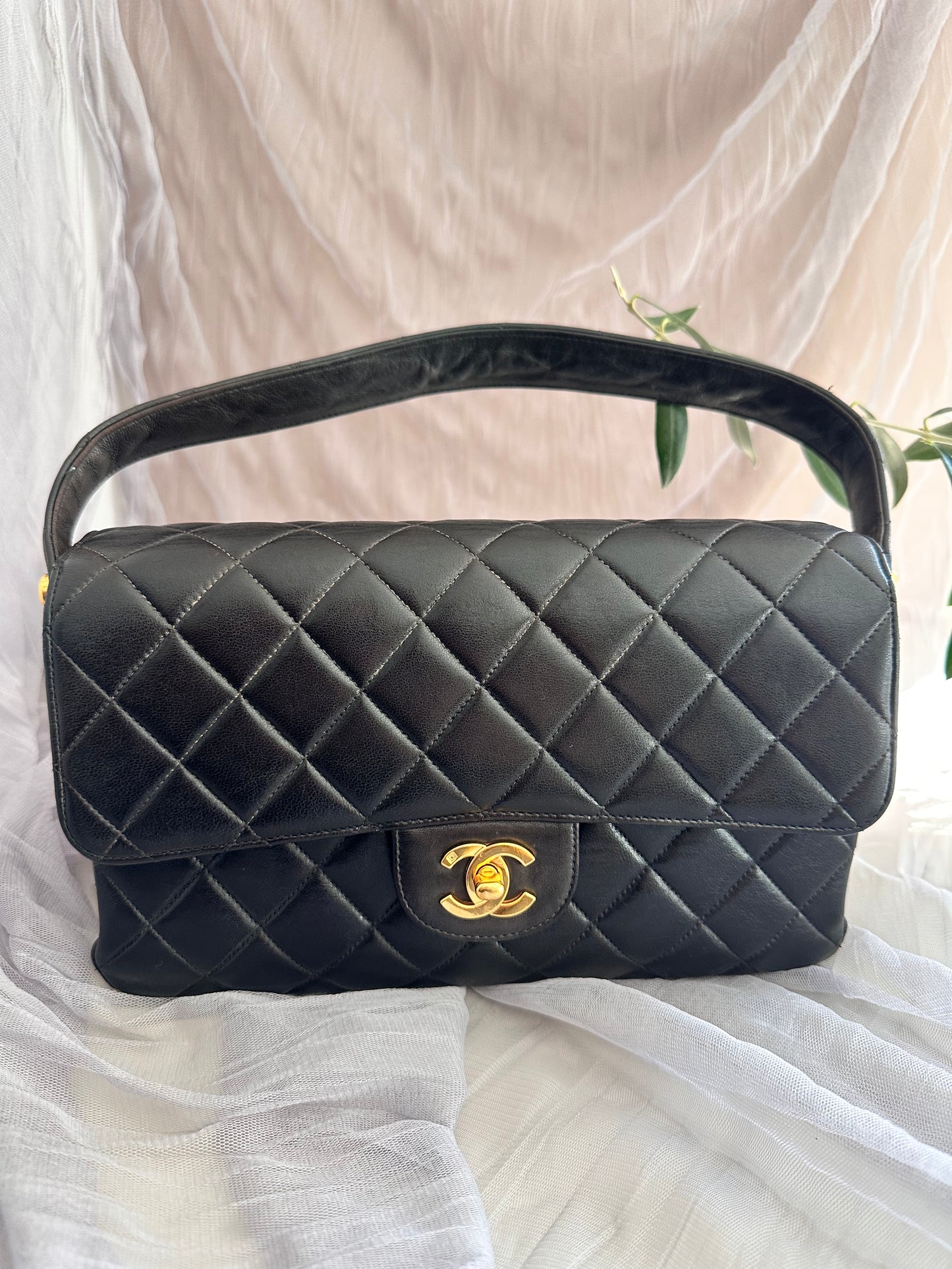 Chanel Double sided face lambskin