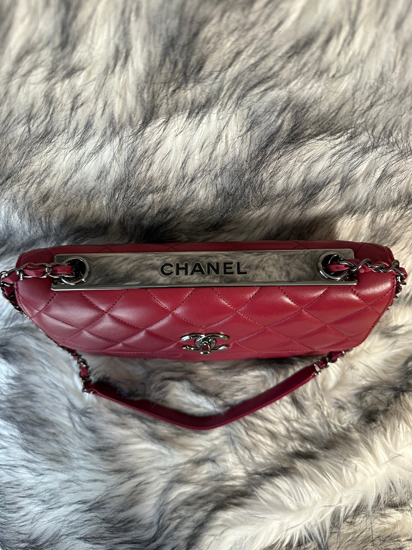 Chanel turn lock shoulder bag