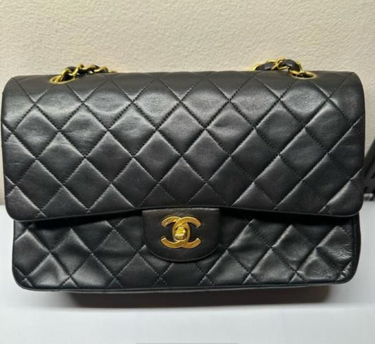 Chanel classic double flap double chain 25