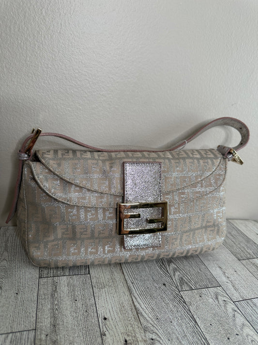 Fendi baguette metallic