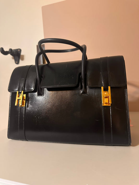 Hermes box leather Vintage Drag GHW