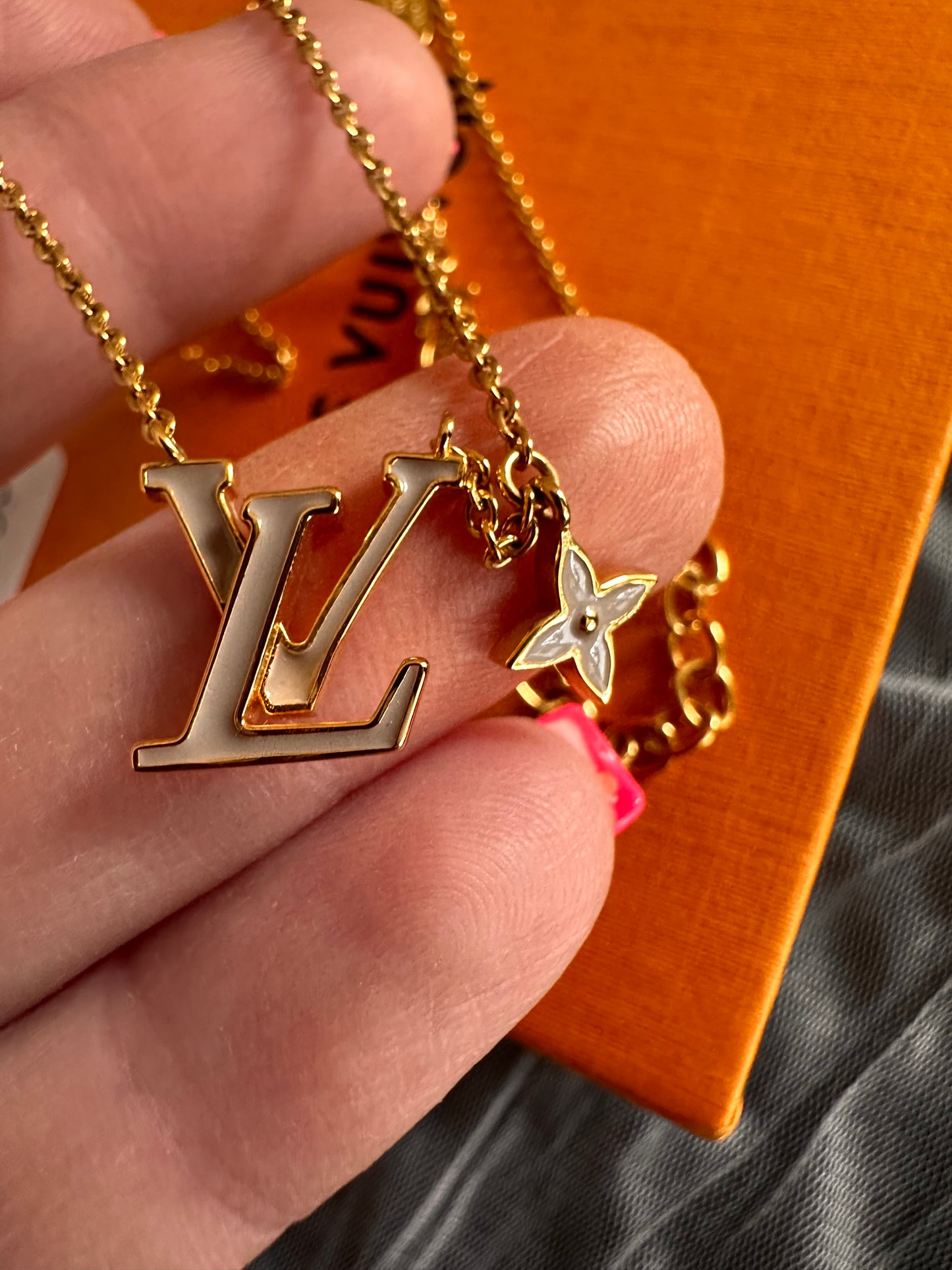 Louis Vuitton necklace and Tiffany’s necklace bundle