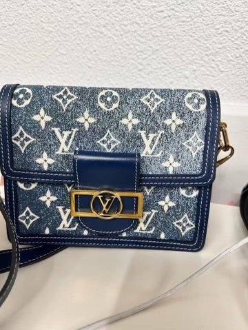 Louis Vuitton Dauphine Navy Denim