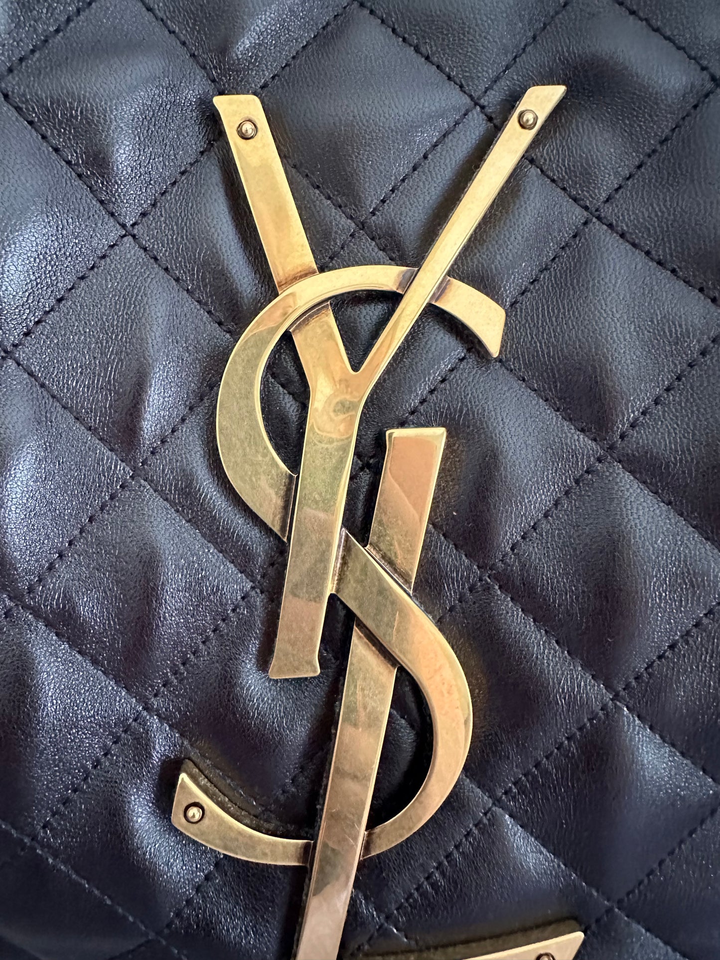 YSL Icare black lambskin