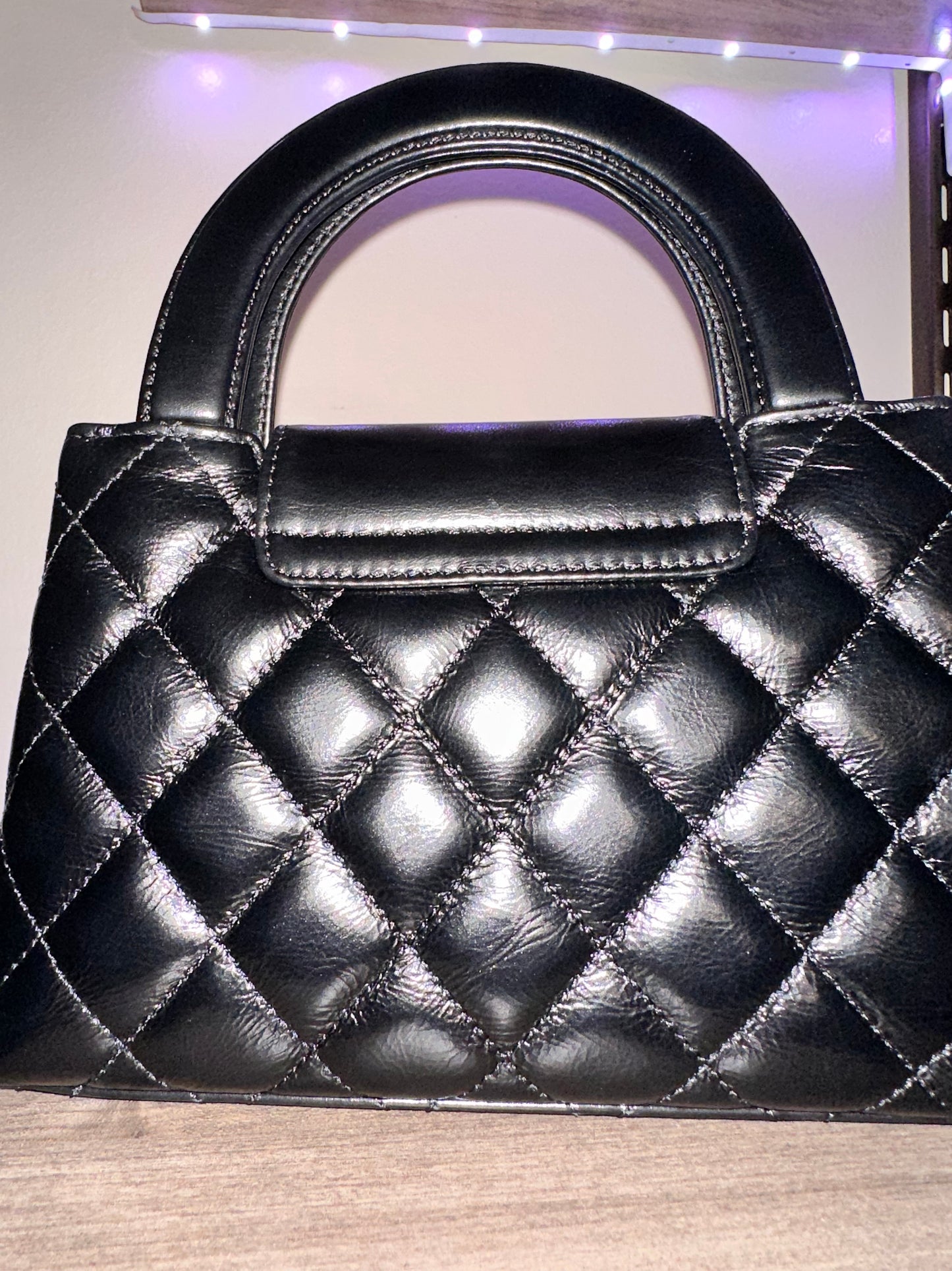 Chanel Nano Kelly shopper black