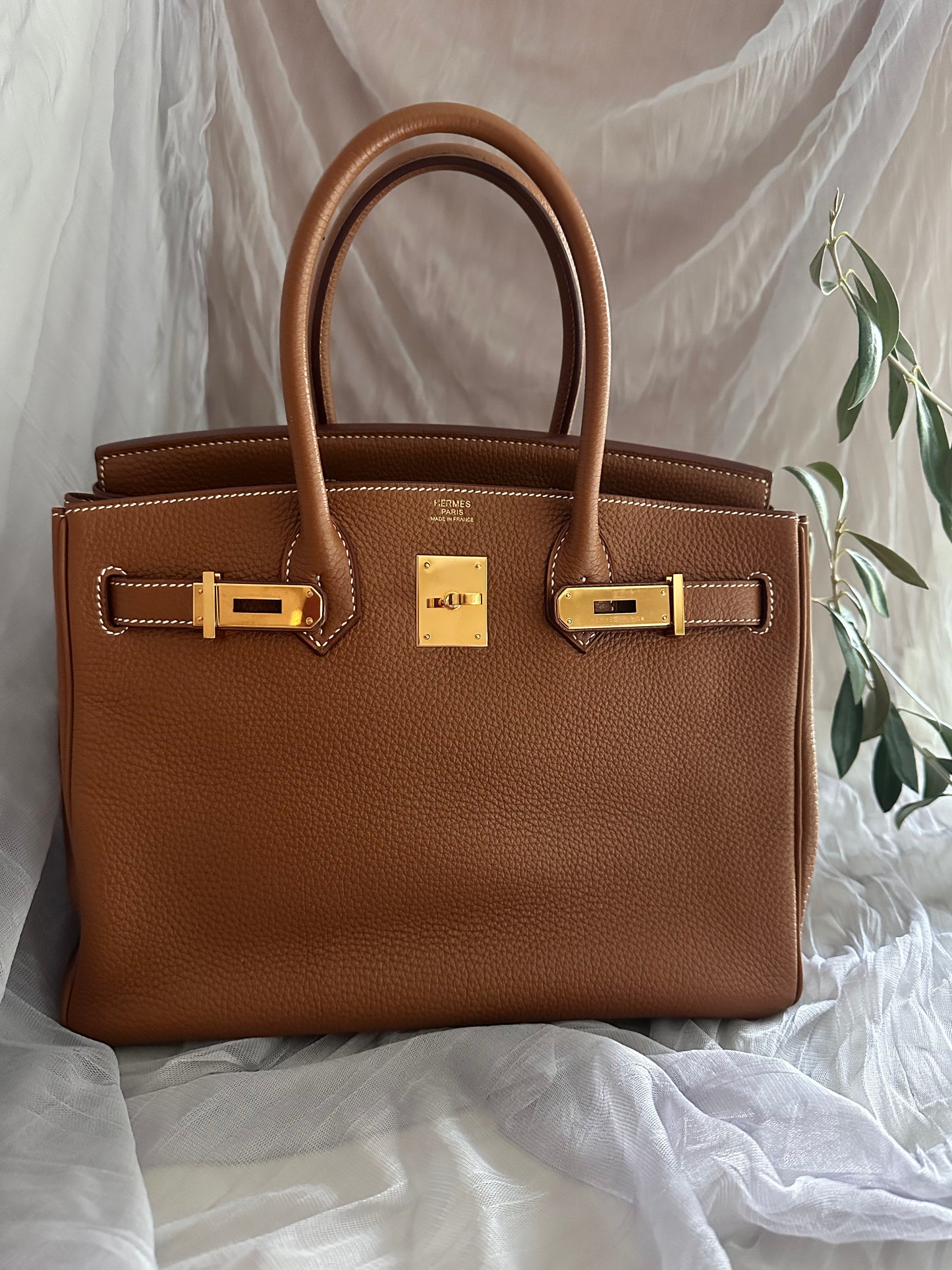 Hermes Birkin 30 Gold on Gold