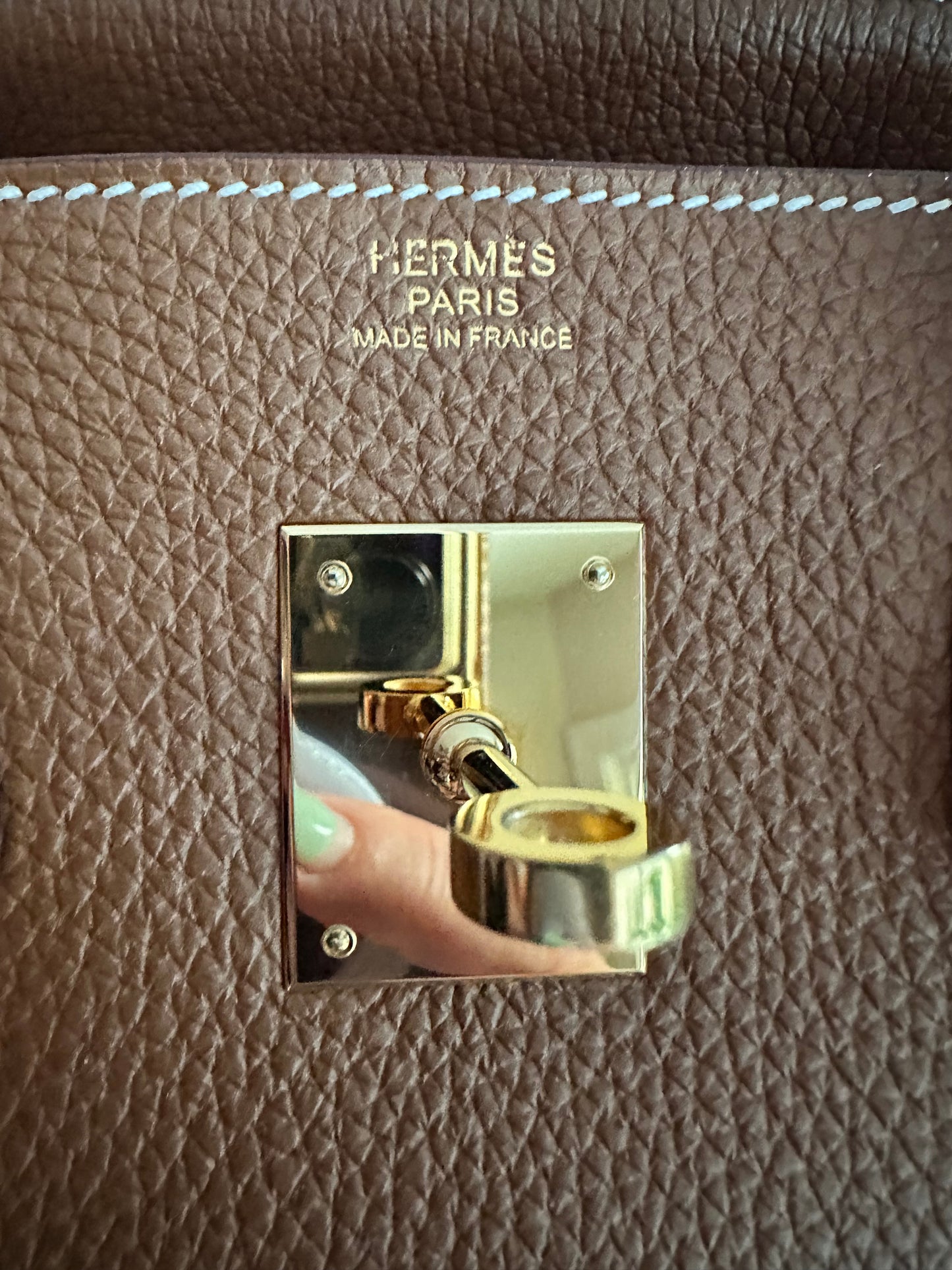 Hermes Birkin 30 Gold on Gold