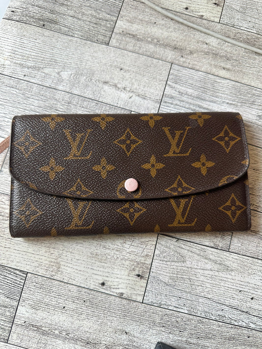 Louis Vuitton Emily wallet rose ballerine